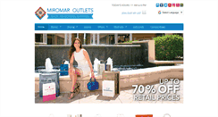 Desktop Screenshot of miromaroutlets.com